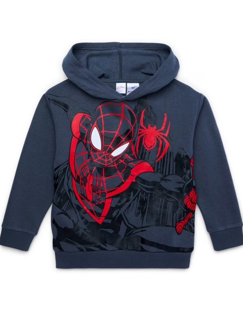 Marvel Spiderman Gray Hoodie Size kids 14/16 (XL)